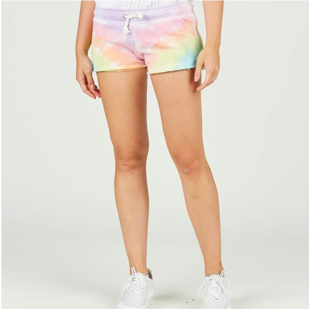 Ocean Drive Burnout Tie Die Shorts in Lolli